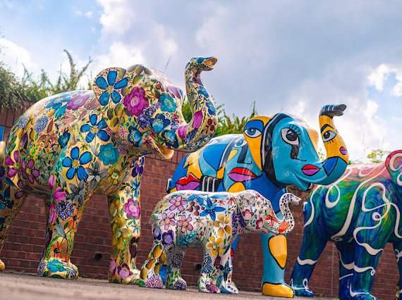 Flora - Sculpture - SOLD by artist Becky Smith - Wyecliffe Galleries