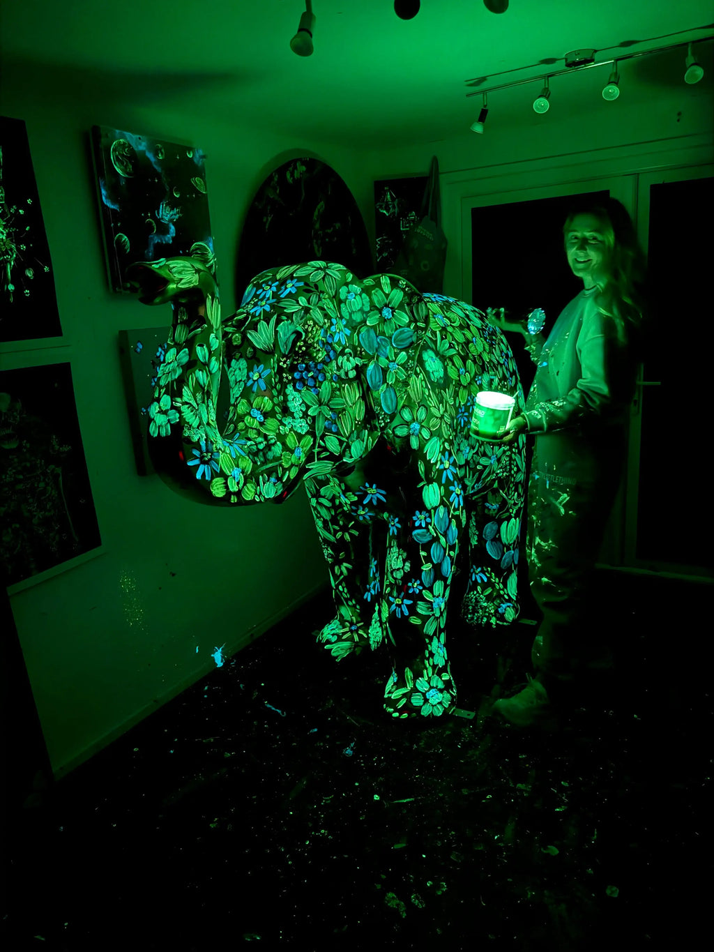 Flora - Sculpture - SOLD by artist Becky Smith - Wyecliffe Galleries