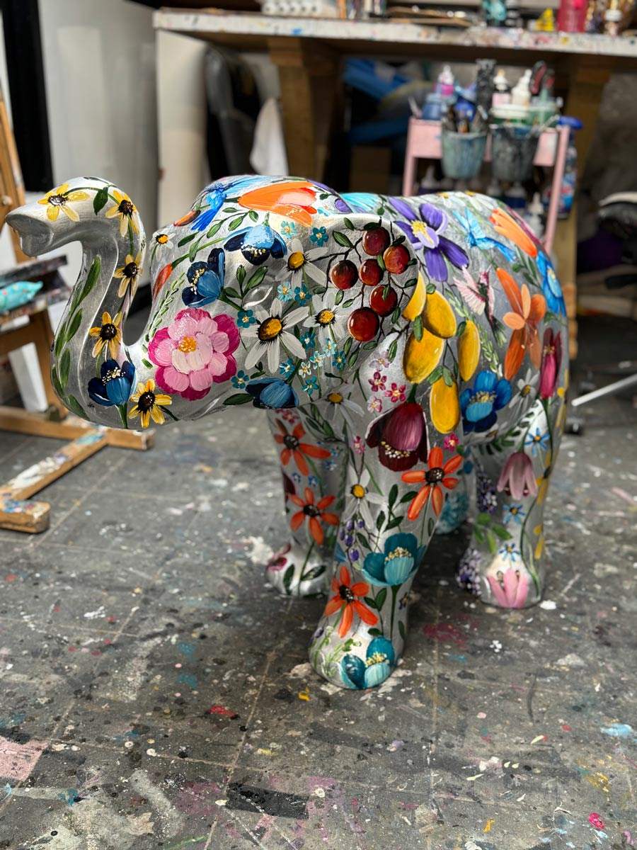 Flora - Sculpture - SOLD by artist Becky Smith - Wyecliffe Galleries