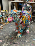 Flora - Sculpture - SOLD by artist Becky Smith - Wyecliffe Galleries