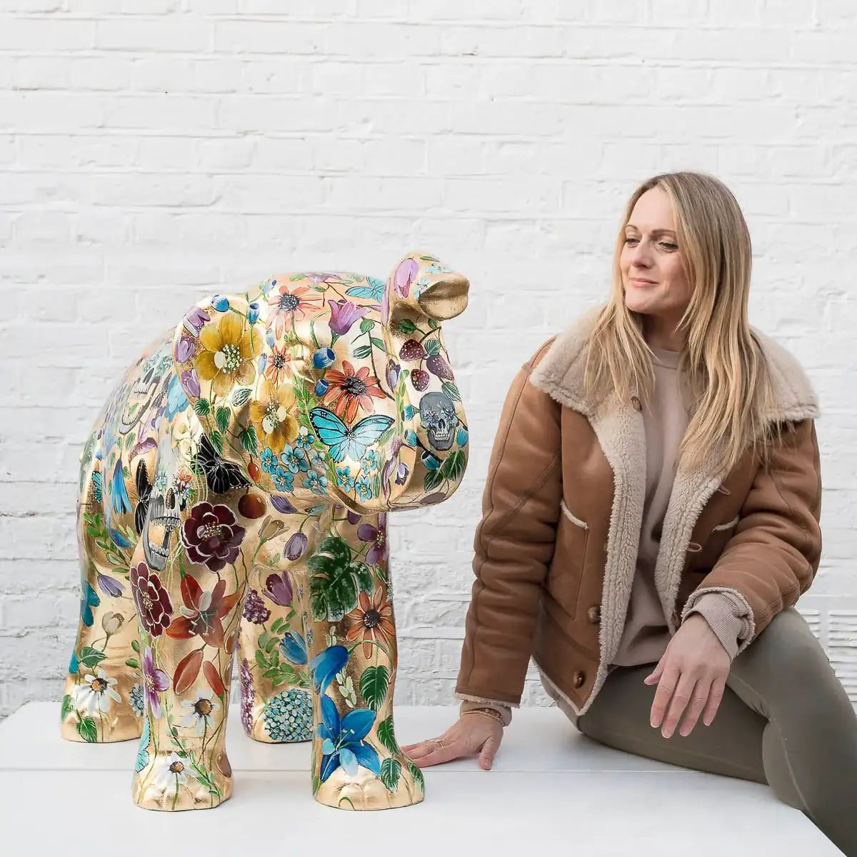 Florence - Original Sculpture - SOLD by artist Becky Smith - Wyecliffe Galleries