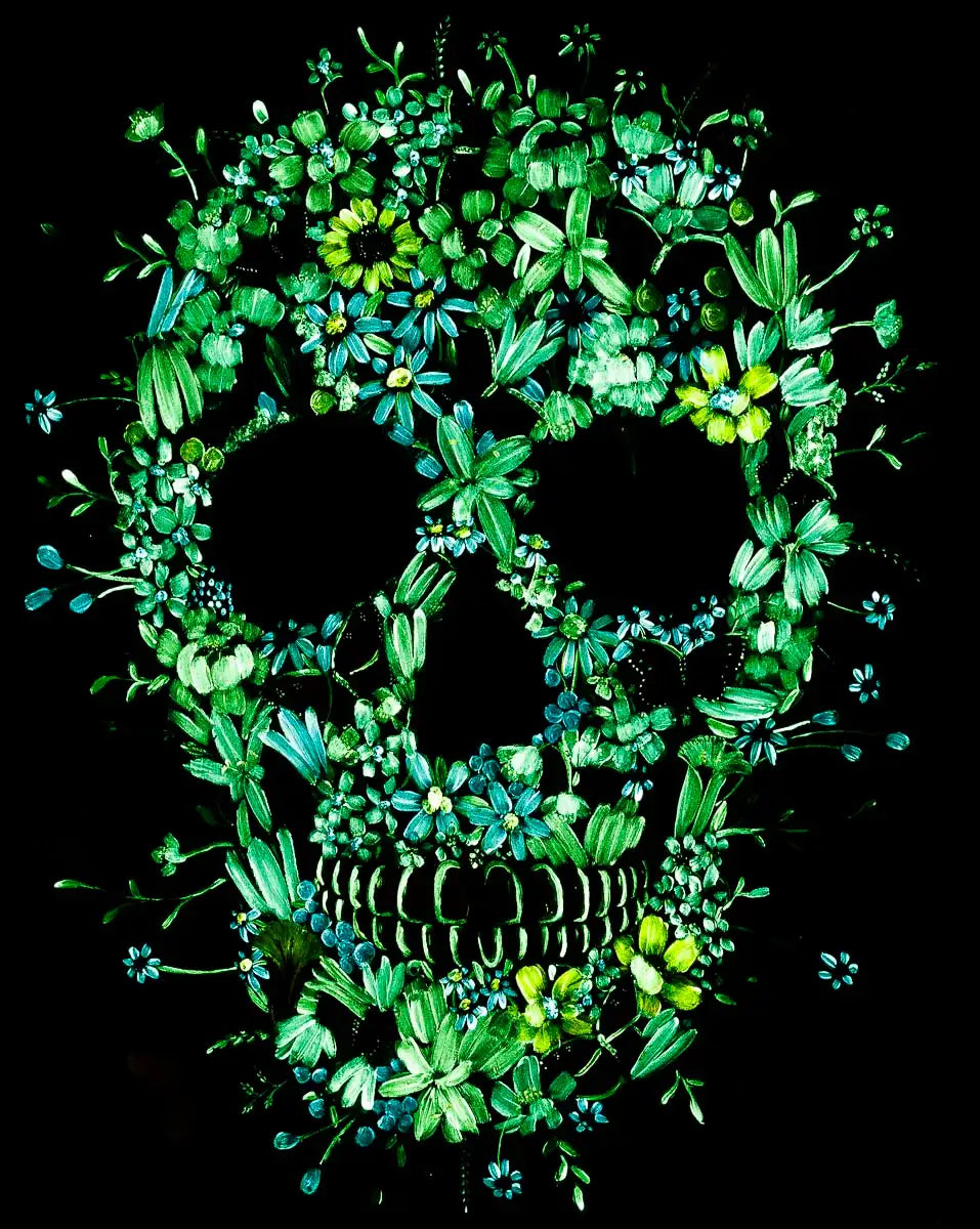 Flowers For Thought - Original - SOLD by artist Becky Smith - Wyecliffe Galleries