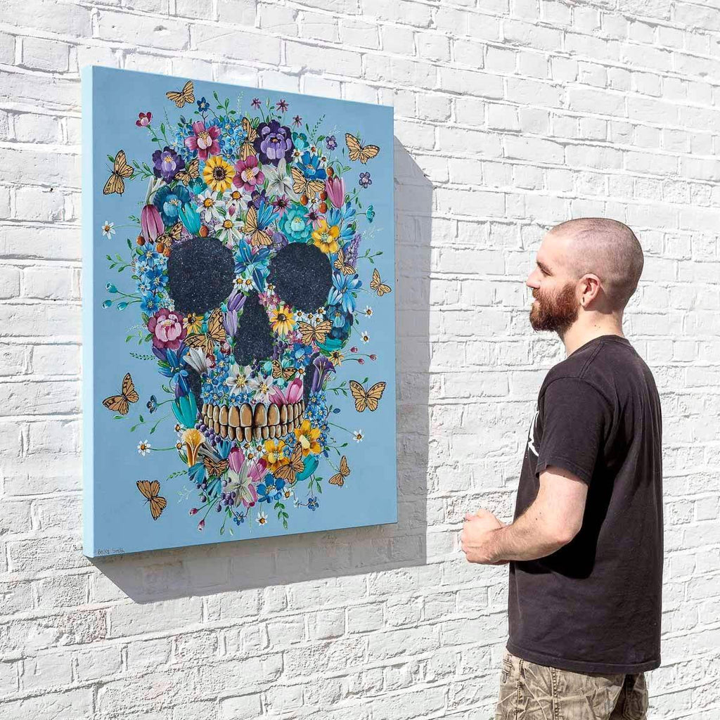 Flowers For Thought - Original - SOLD by artist Becky Smith - Wyecliffe Galleries