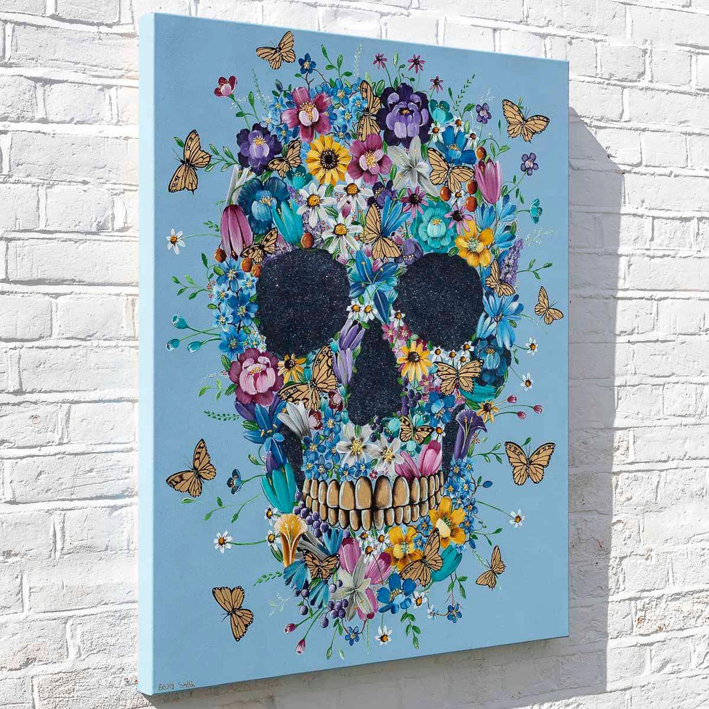 Flowers For Thought - Original - SOLD by artist Becky Smith - Wyecliffe Galleries