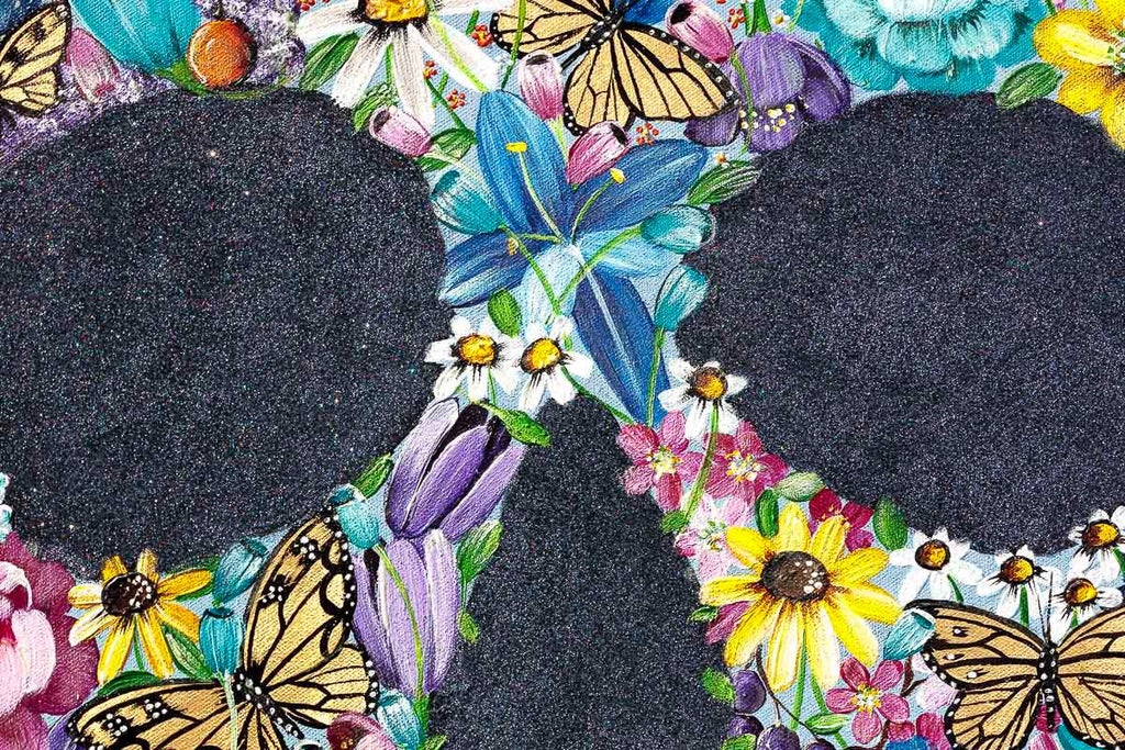 Flowers For Thought - Original - SOLD by artist Becky Smith - Wyecliffe Galleries