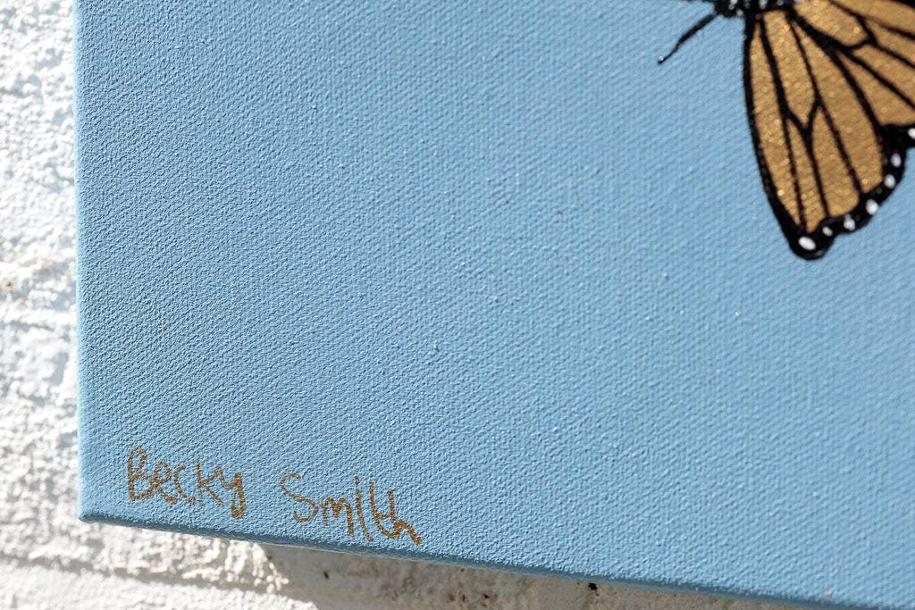 Flowers For Thought - Original - SOLD by artist Becky Smith - Wyecliffe Galleries