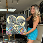 Forever In My Heart - Original - SOLD by artist Becky Smith - Wyecliffe Galleries