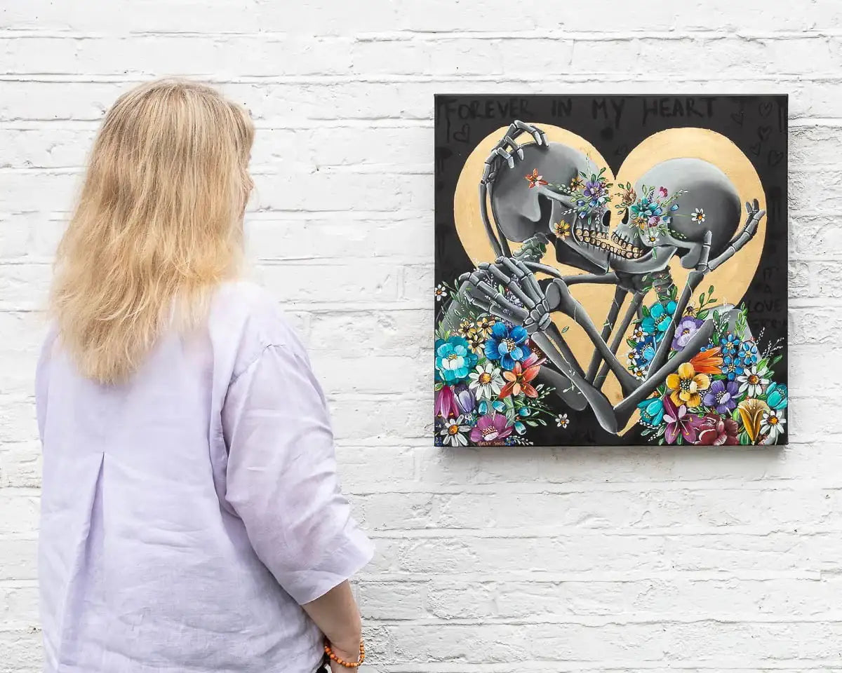 Forever In My Heart - Original - SOLD by artist Becky Smith - Wyecliffe Galleries