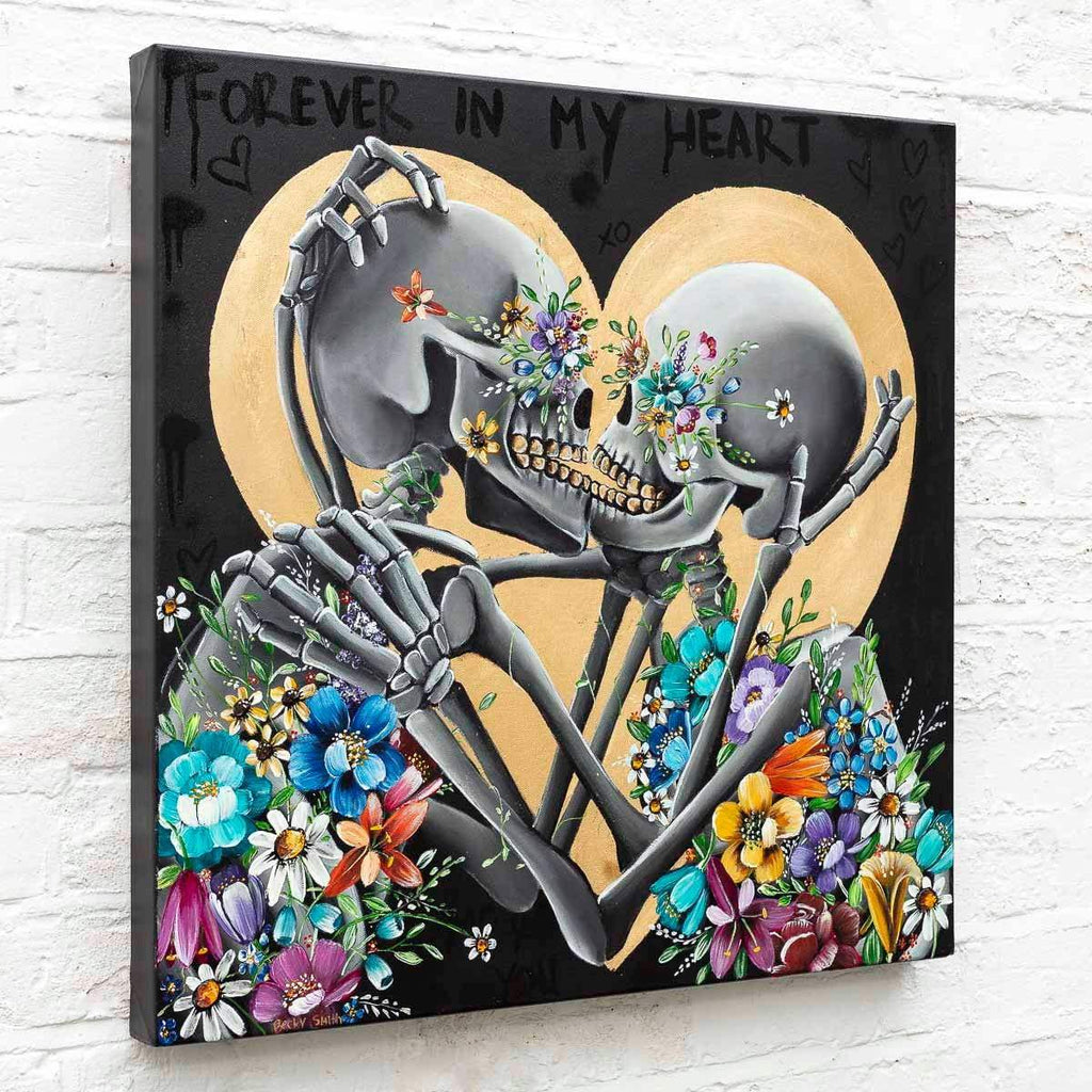 Forever In My Heart - Original - SOLD by artist Becky Smith - Wyecliffe Galleries