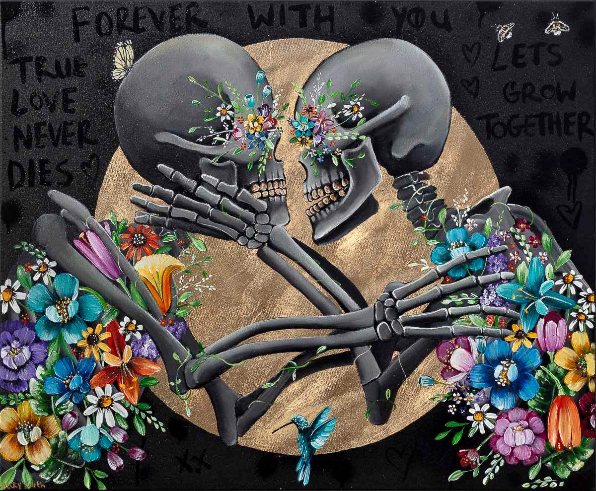 Forever With You - Original - SOLD by artist Becky Smith - Wyecliffe Galleries