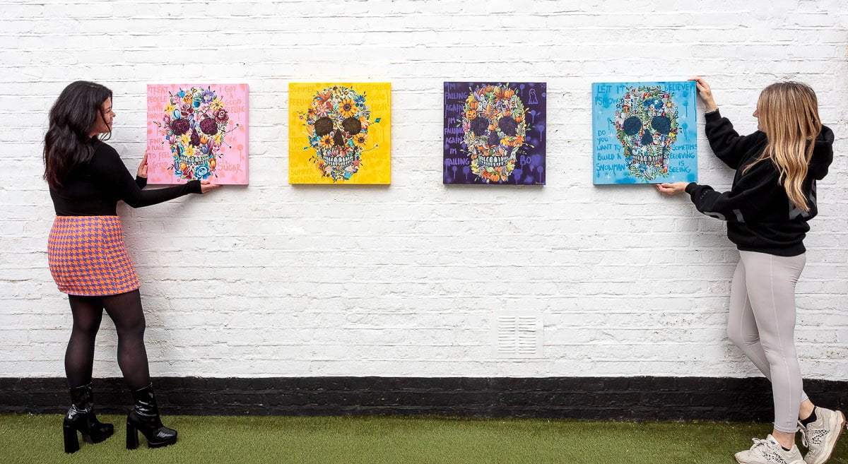 Four Seasons - Set - Original - SOLD by artist Becky Smith - Wyecliffe Galleries