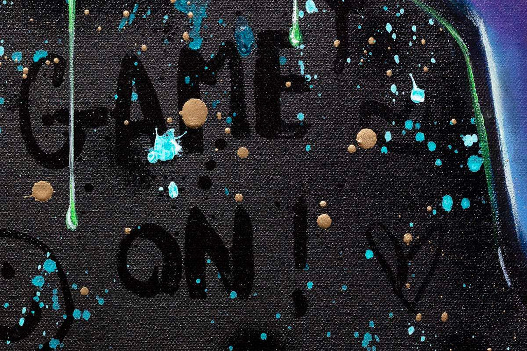 Game On! - Original - SOLD by artist Becky Smith - Wyecliffe Galleries