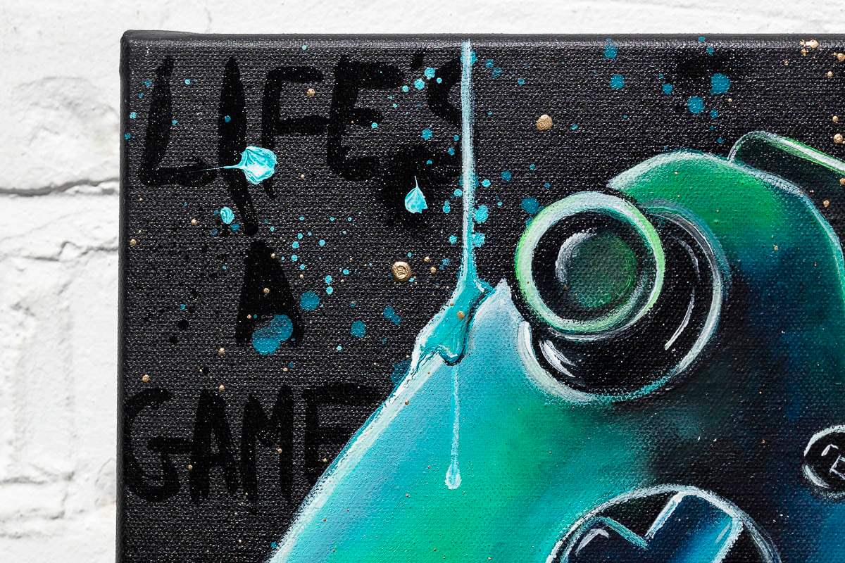 Game On! - Original - SOLD by artist Becky Smith - Wyecliffe Galleries