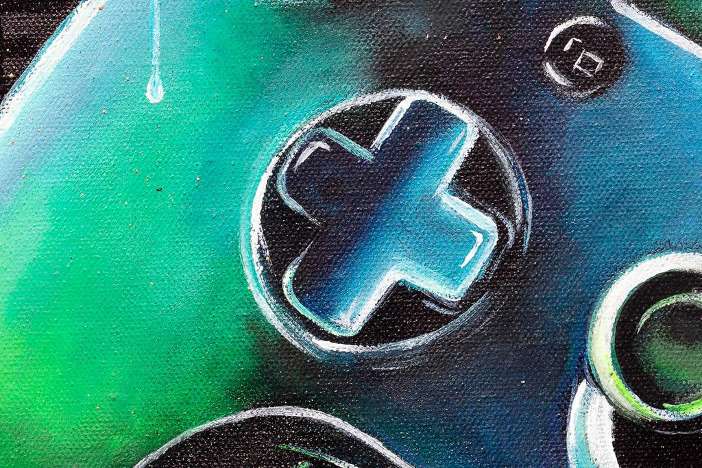 Game On! - Original - SOLD by artist Becky Smith - Wyecliffe Galleries