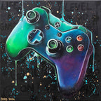 Game On! - Original - SOLD by artist Becky Smith - Wyecliffe Galleries