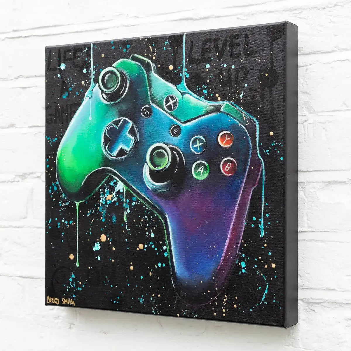 Game On! - Original - SOLD by artist Becky Smith - Wyecliffe Galleries