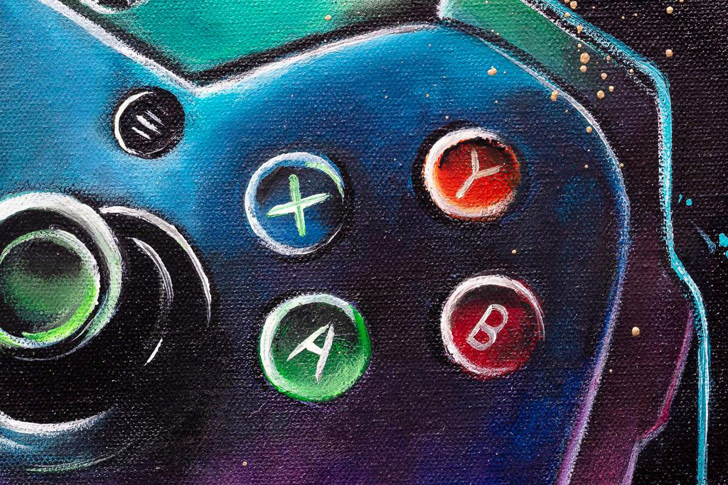 Game On! - Original - SOLD by artist Becky Smith - Wyecliffe Galleries