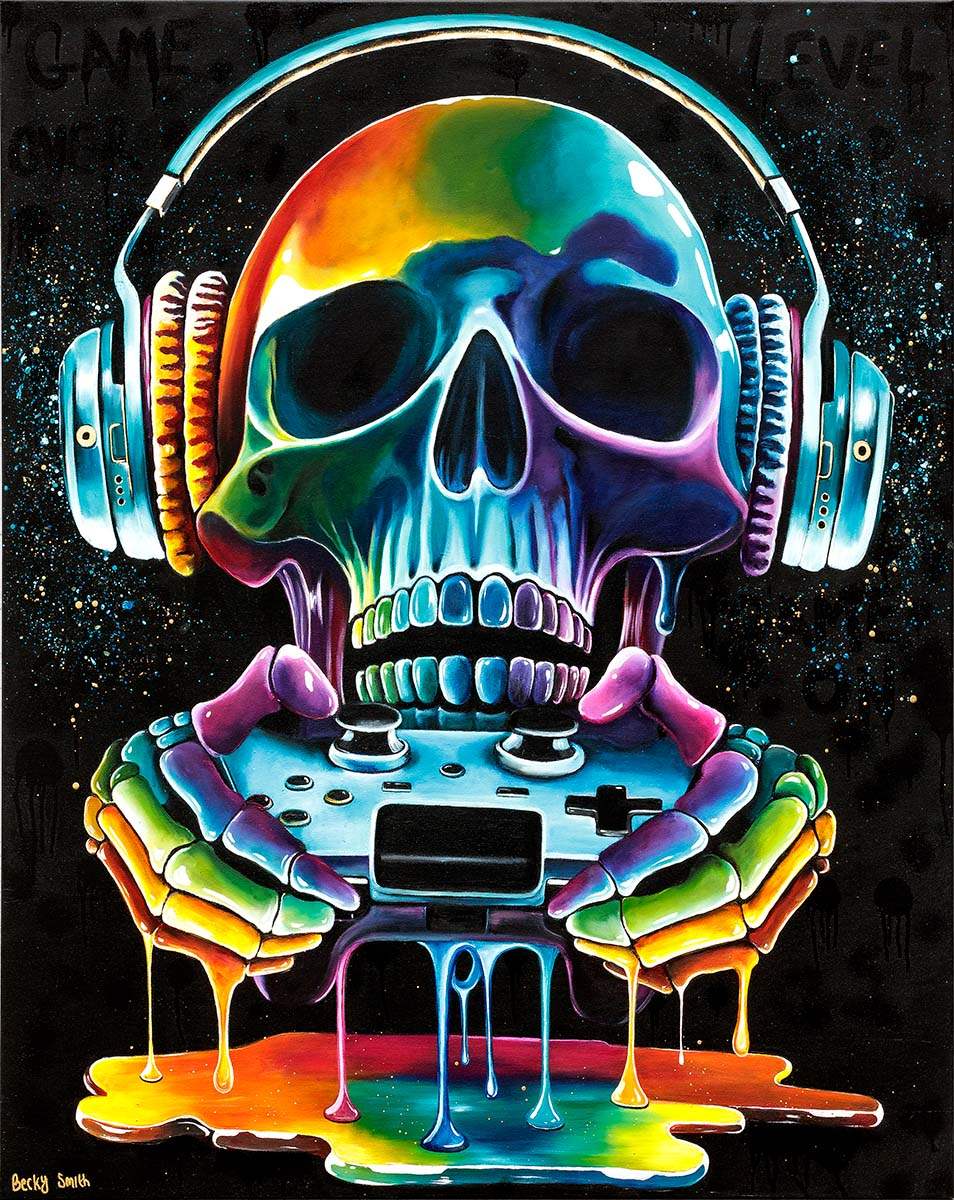 Game Over - Deluxe Edition by artist Becky Smith - Wyecliffe Galleries