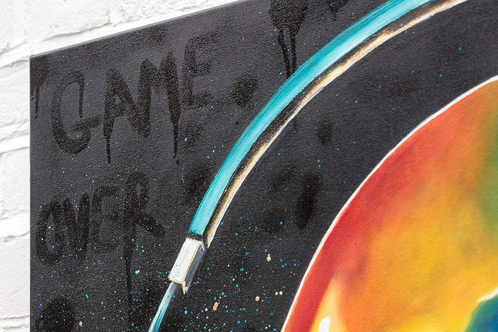 Game Over - Original - SOLD by artist Becky Smith - Wyecliffe Galleries