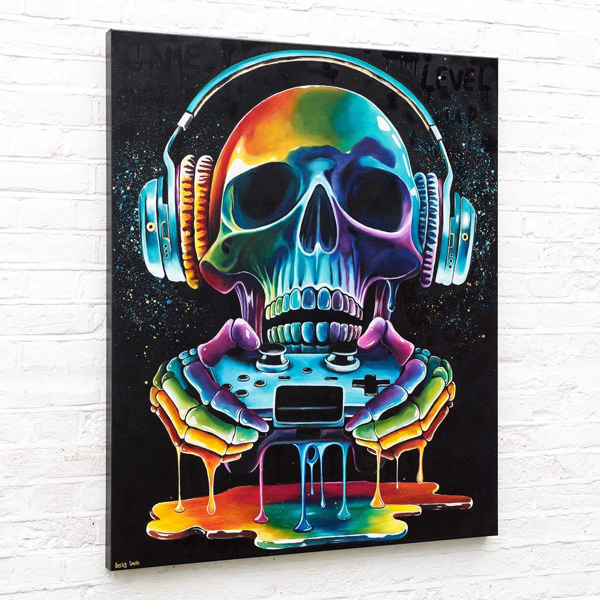 Game Over - Original - SOLD by artist Becky Smith - Wyecliffe Galleries