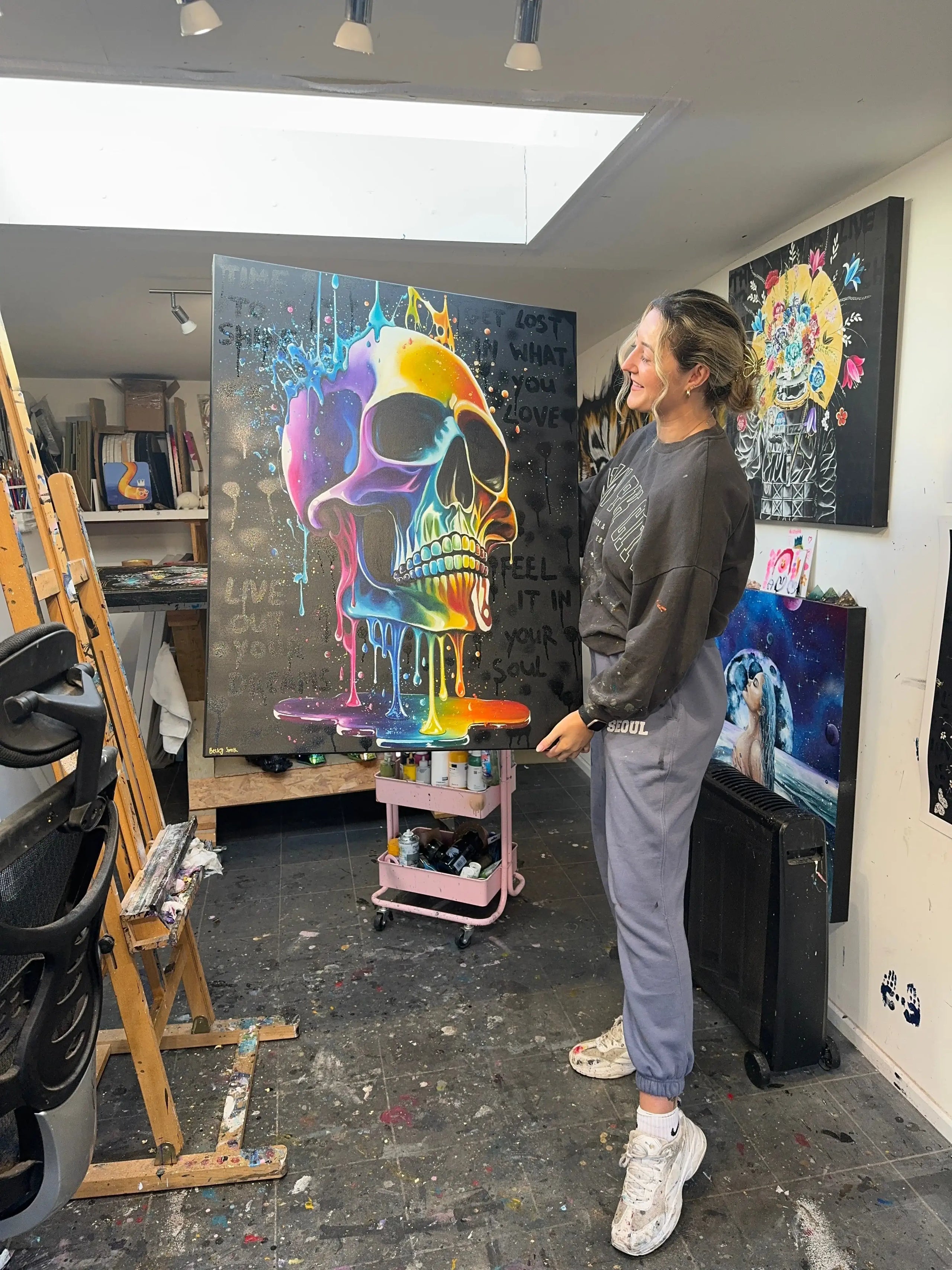 Get Lost In What You Love - Original - SOLD by artist Becky Smith - Wyecliffe Galleries