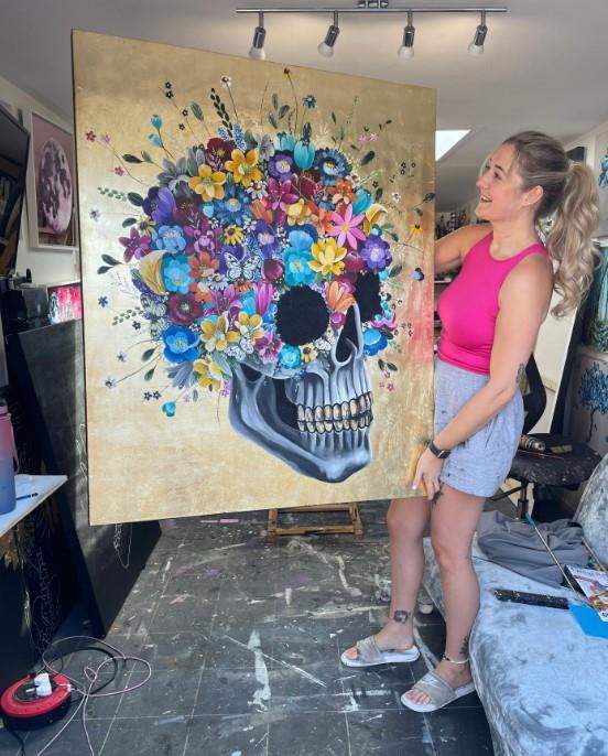 Golden Era - Original - SOLD by artist Becky Smith - Wyecliffe Galleries