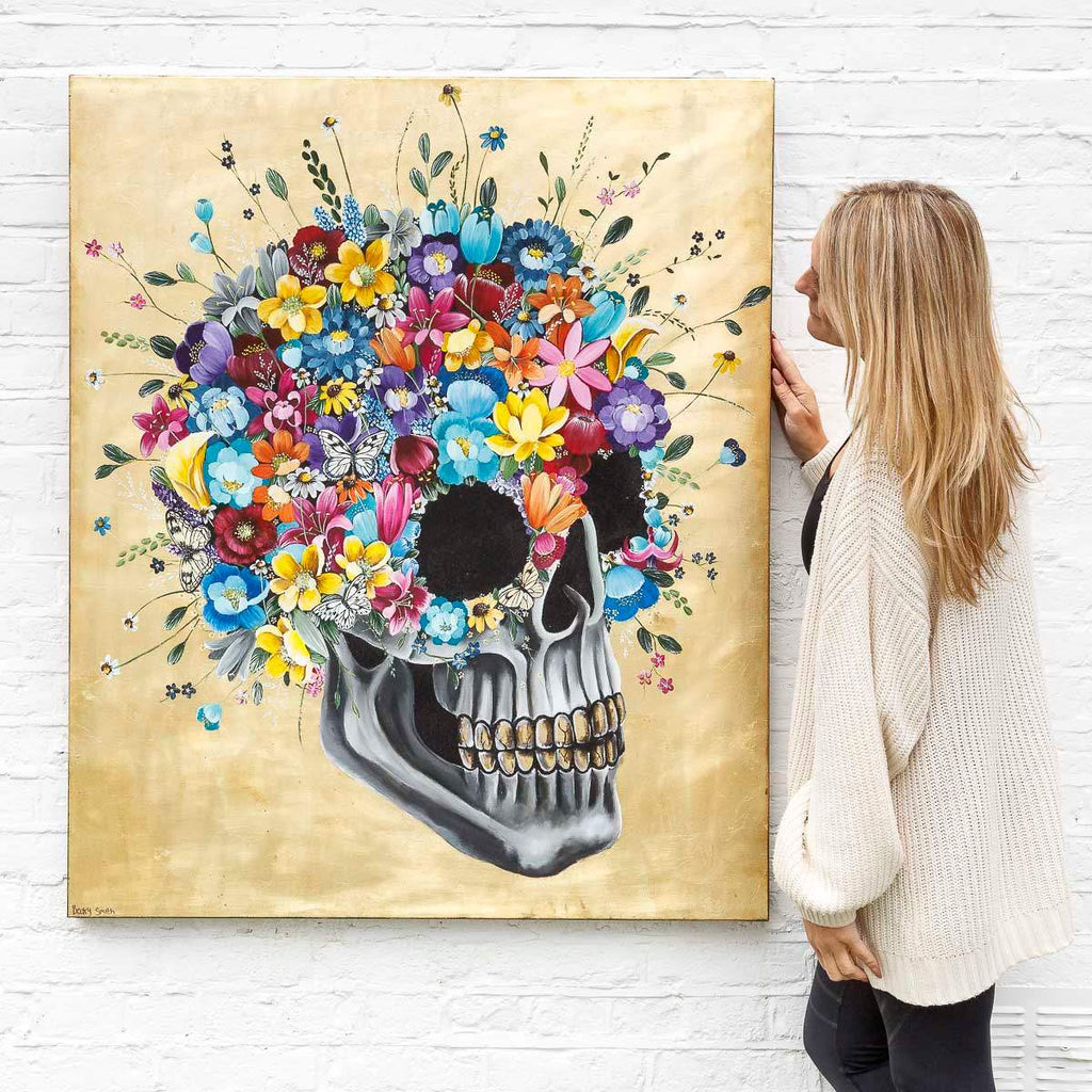 Golden Era - Original - SOLD by artist Becky Smith - Wyecliffe Galleries