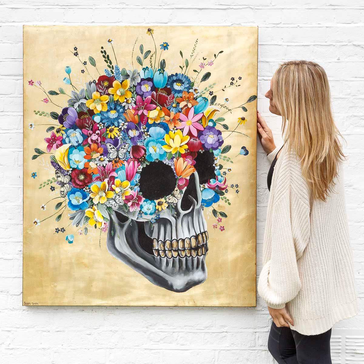 Golden Era - Original - SOLD by artist Becky Smith - Wyecliffe Galleries