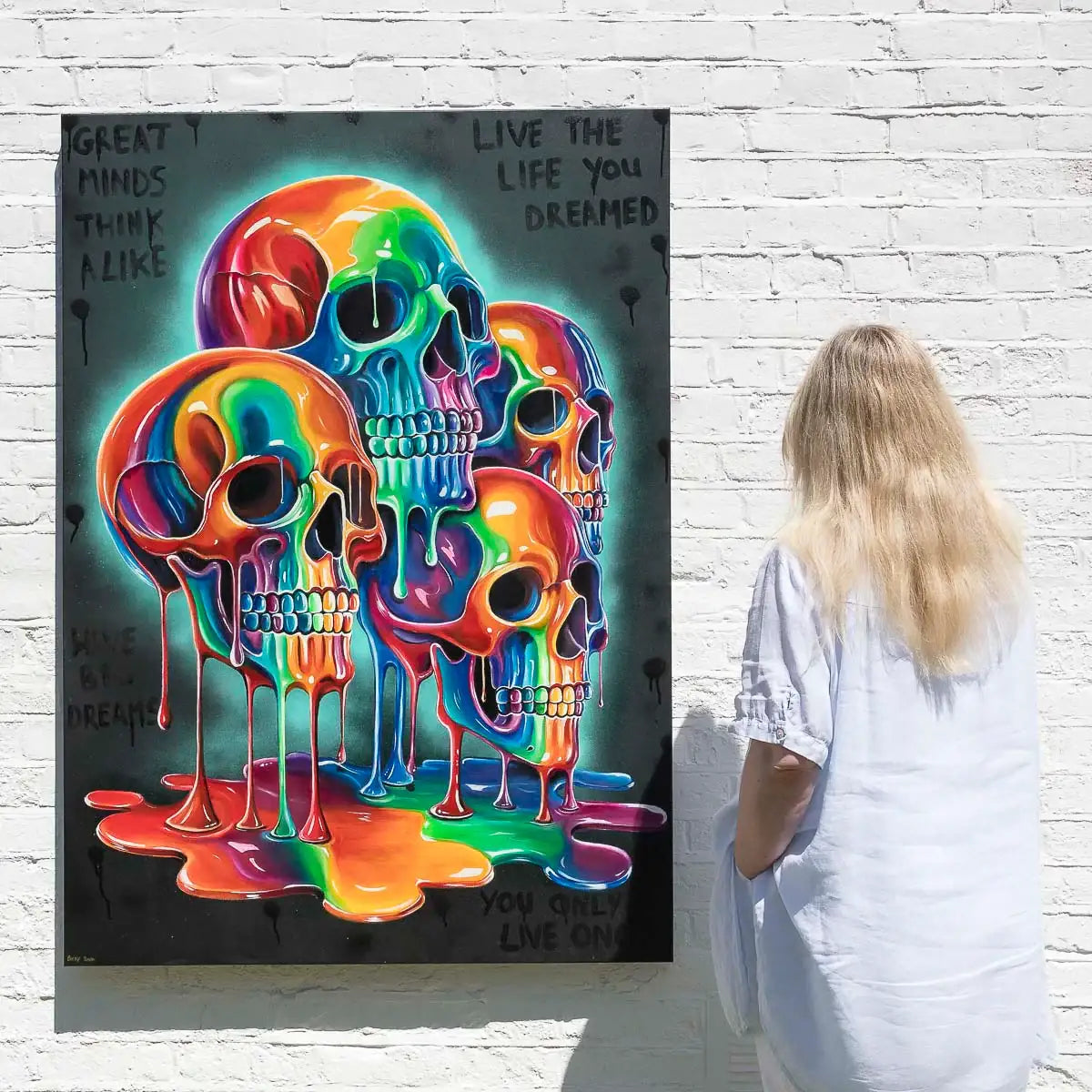 Great Minds Think Alike - Original - SOLD by artist Becky Smith - Wyecliffe Galleries