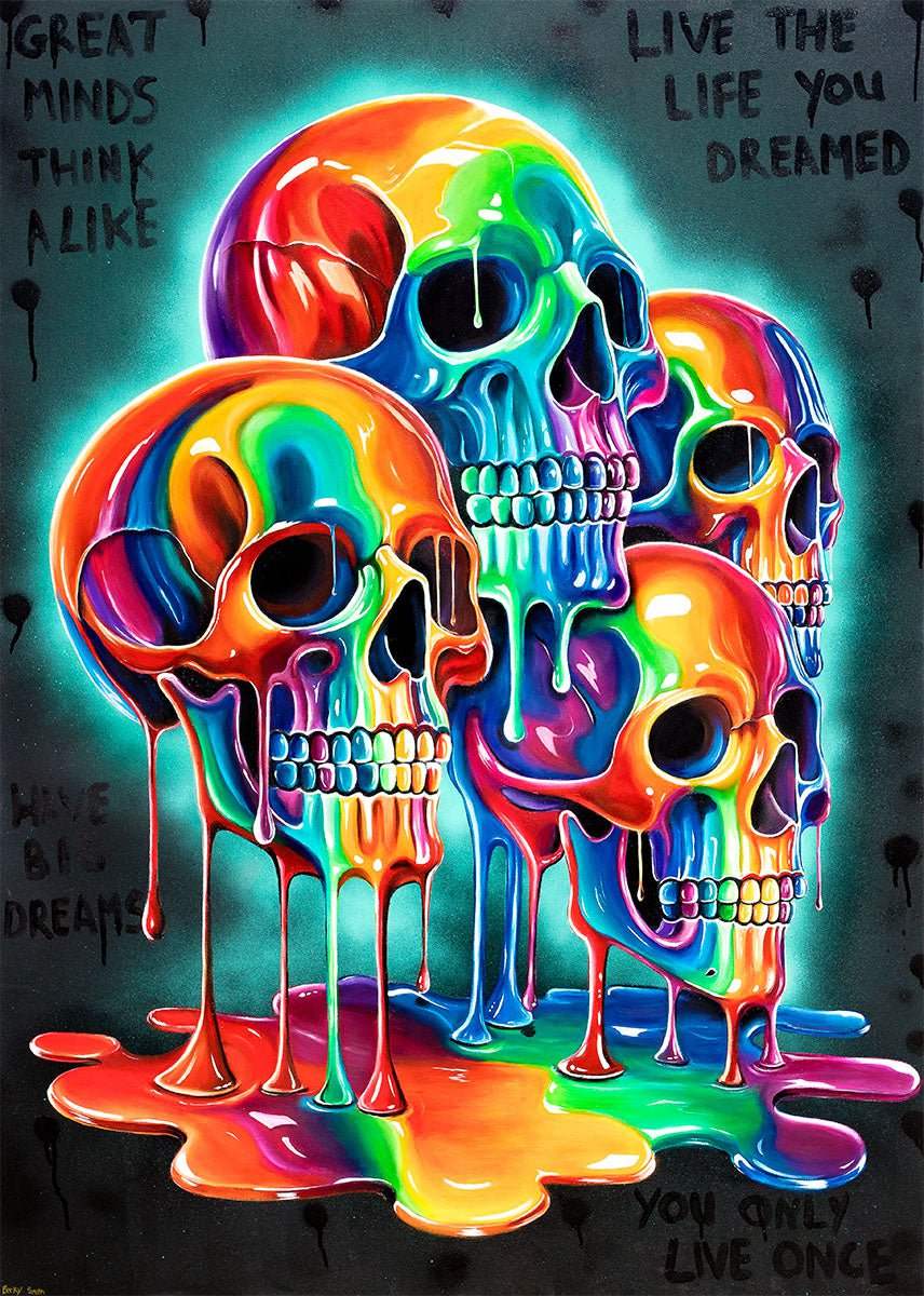 Great Minds Think Alike - Original - SOLD by artist Becky Smith - Wyecliffe Galleries