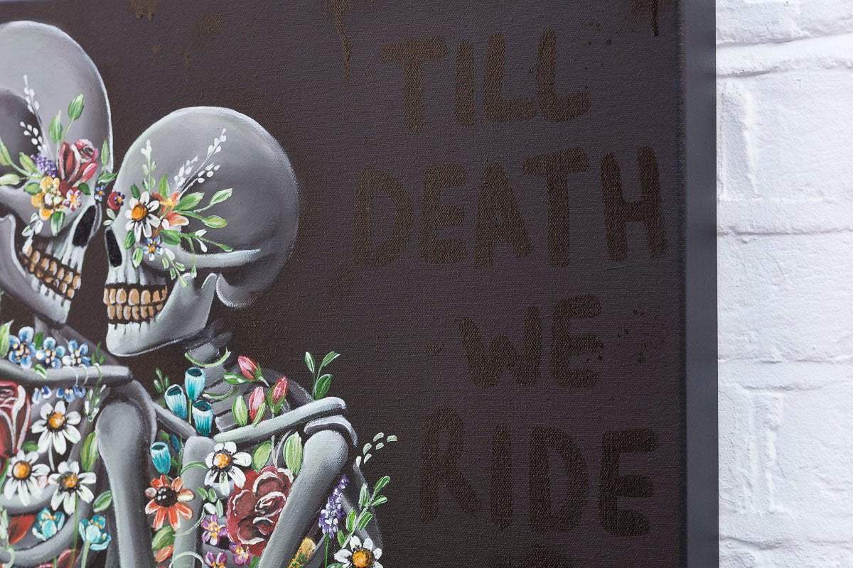 Hells Angels - Original by artist Becky Smith - Wyecliffe Galleries