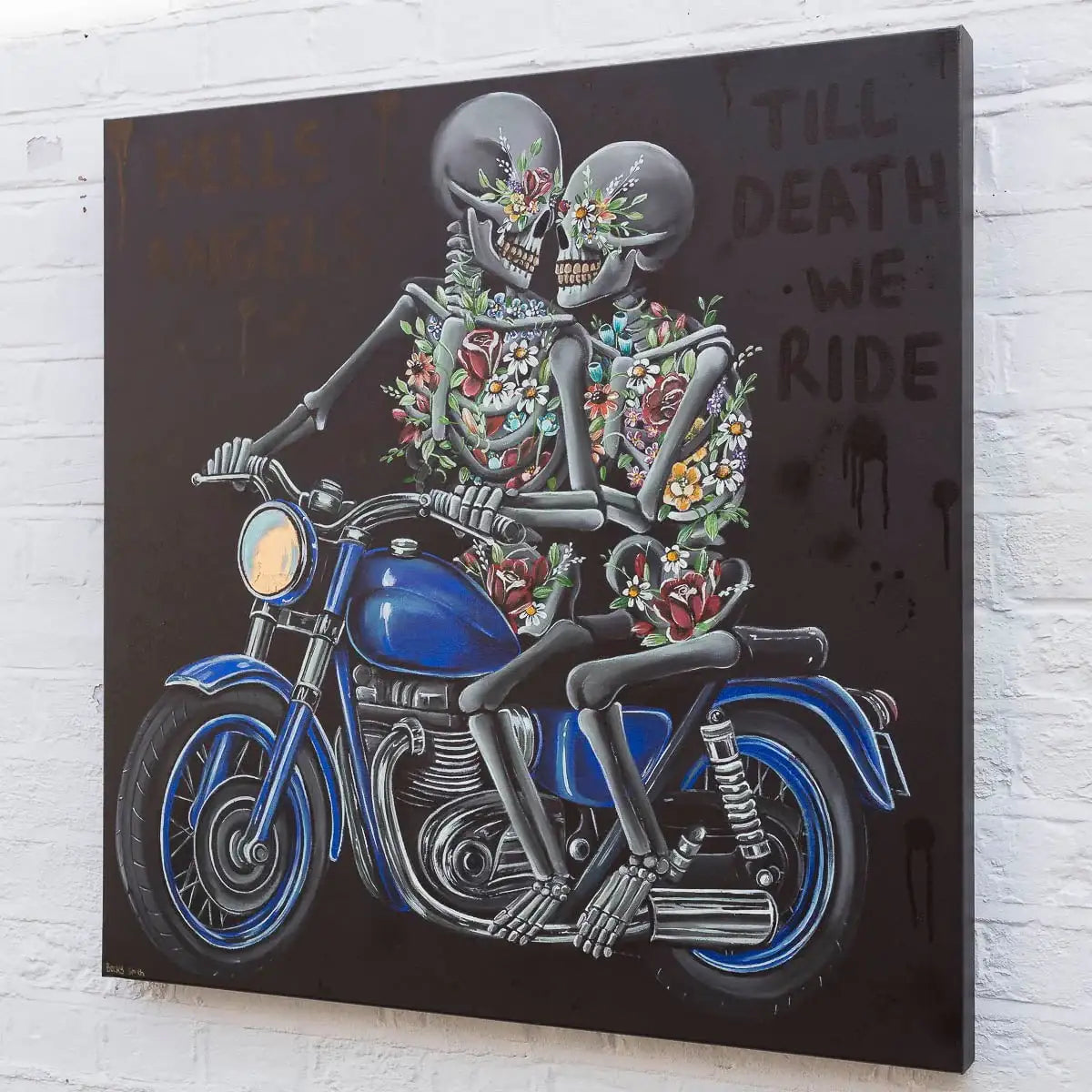 Hells Angels - Original by artist Becky Smith - Wyecliffe Galleries