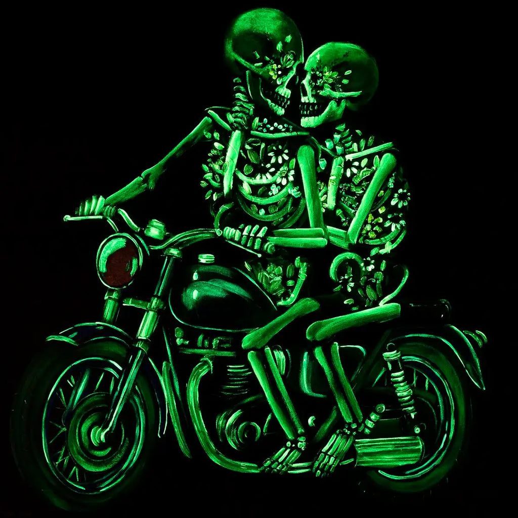 Hells Angels - Original by artist Becky Smith - Wyecliffe Galleries