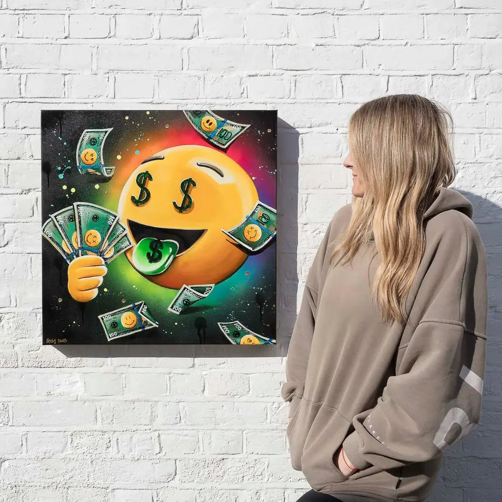 Hustle And Bustle - Original by artist Becky Smith - Wyecliffe Galleries