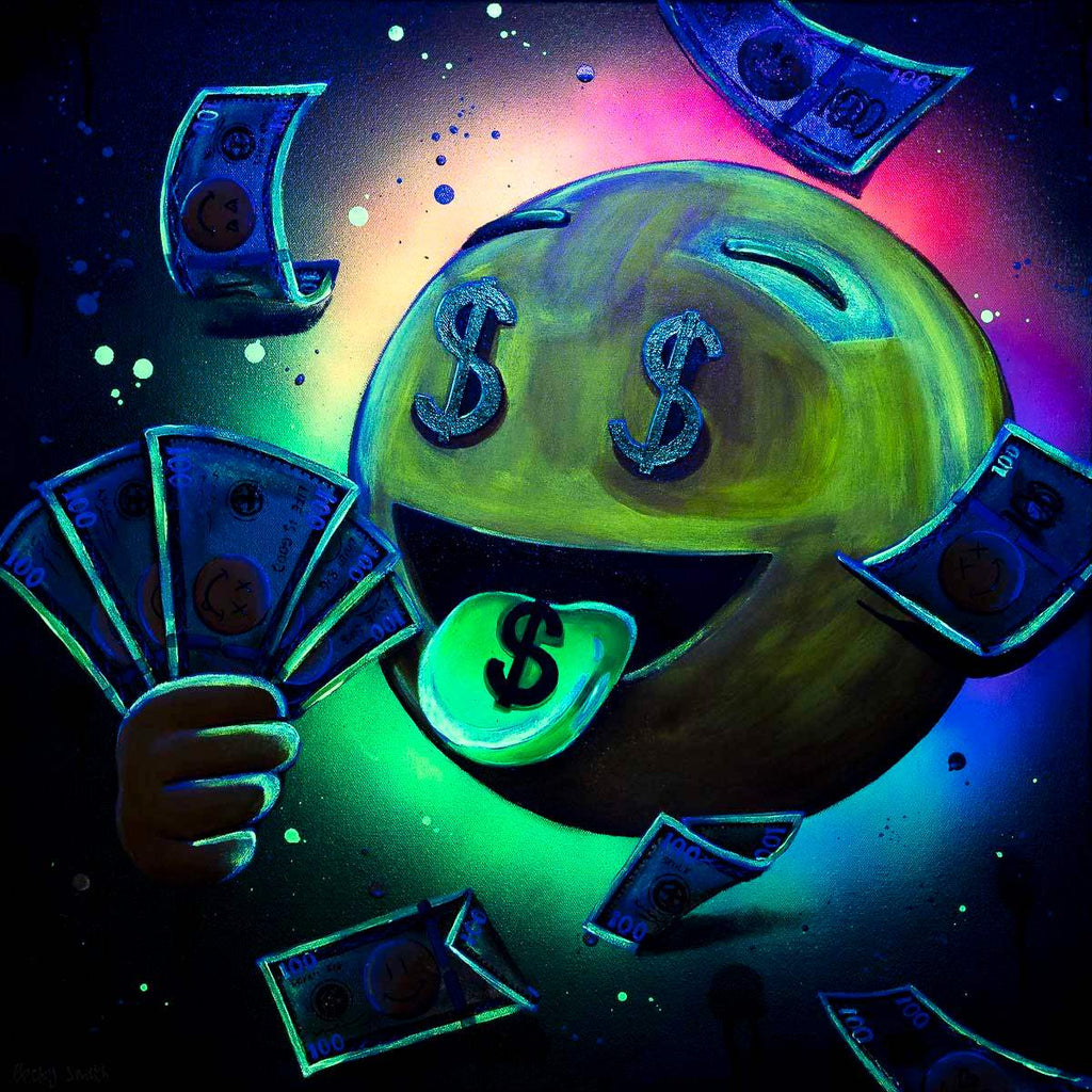 Hustle And Bustle - Original by artist Becky Smith - Wyecliffe Galleries