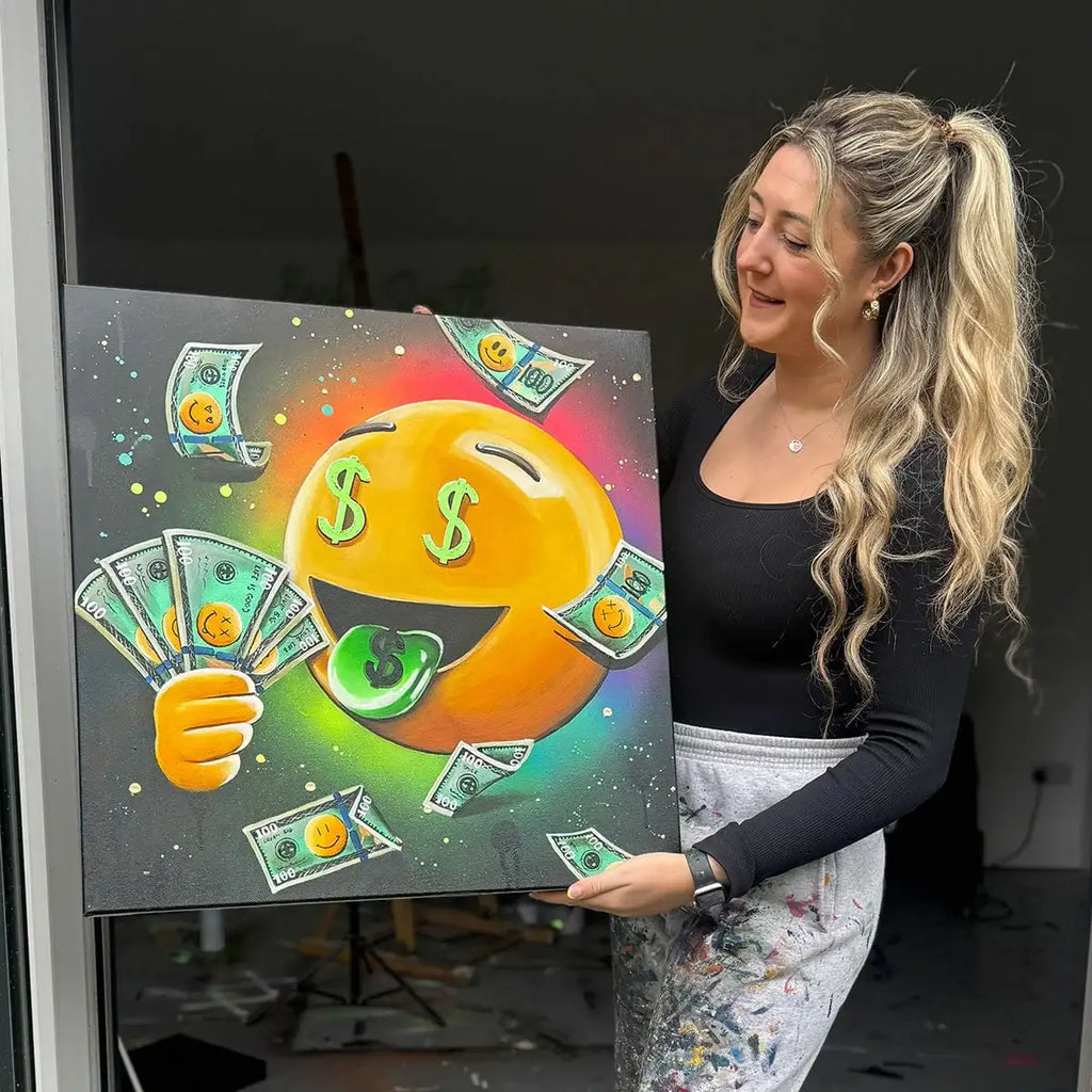 Hustle And Bustle - Original by artist Becky Smith - Wyecliffe Galleries