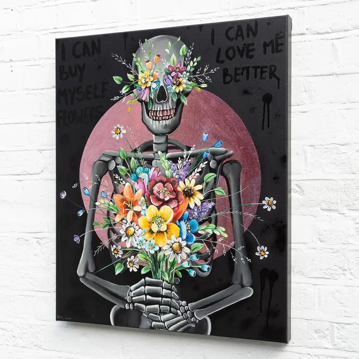 I Can Buy Myself Flowers - Original by artist Becky Smith - Wyecliffe Galleries