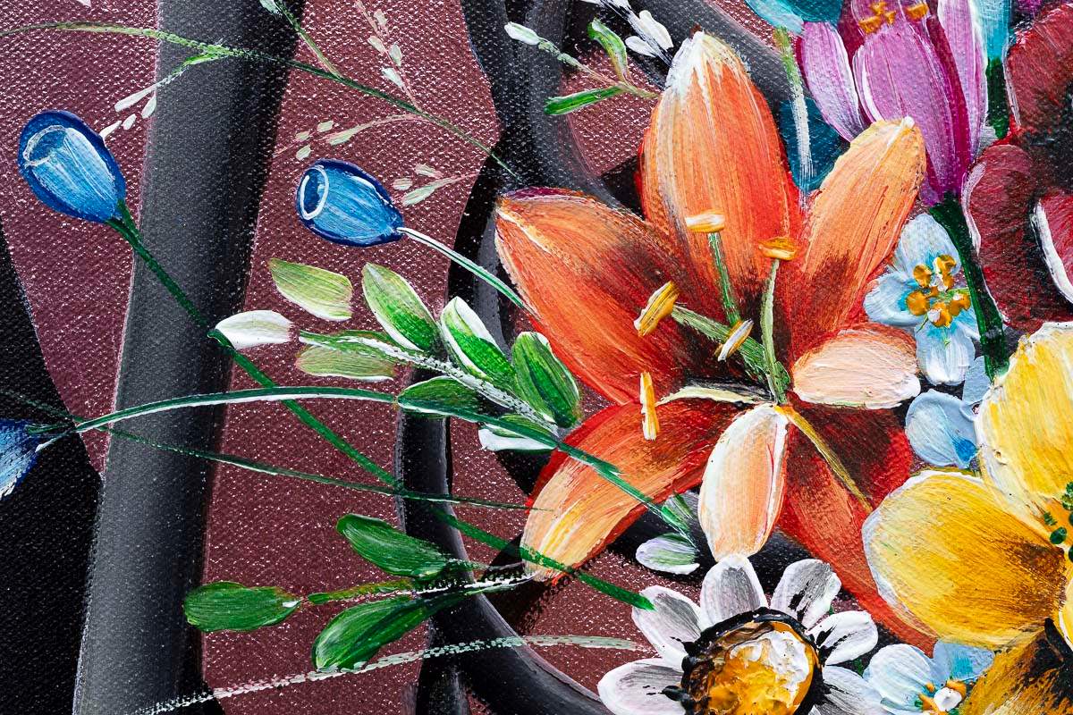 I Can Buy Myself Flowers - Original by artist Becky Smith - Wyecliffe Galleries