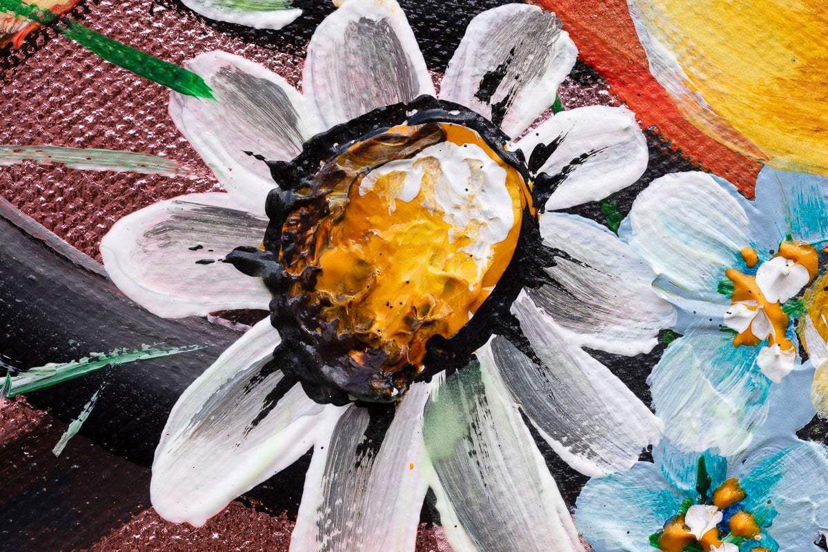 I Can Buy Myself Flowers - Original by artist Becky Smith - Wyecliffe Galleries