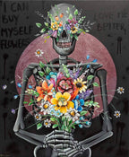 I Can Buy Myself Flowers - Original by artist Becky Smith - Wyecliffe Galleries