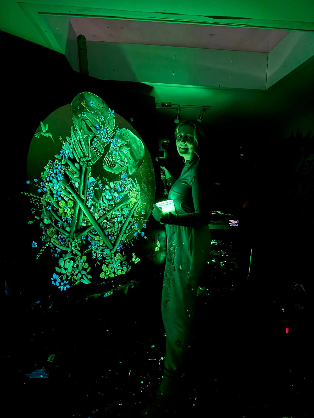 I Love The Bones Of You - Original - SOLD by artist Becky Smith - Wyecliffe Galleries