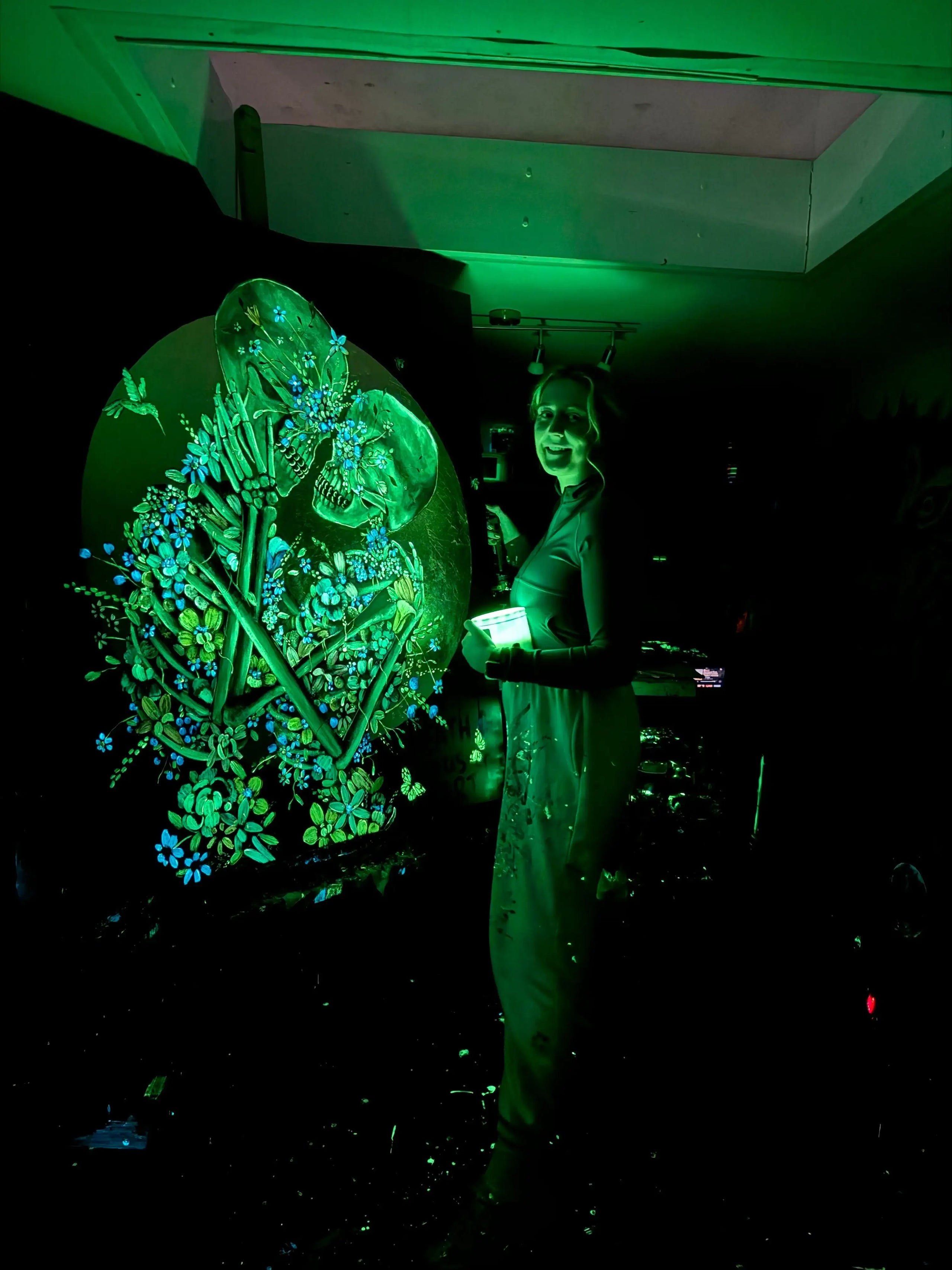 I Love The Bones Of You - Original - SOLD by artist Becky Smith - Wyecliffe Galleries