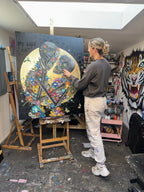 I Love The Bones Of You - Original - SOLD by artist Becky Smith - Wyecliffe Galleries