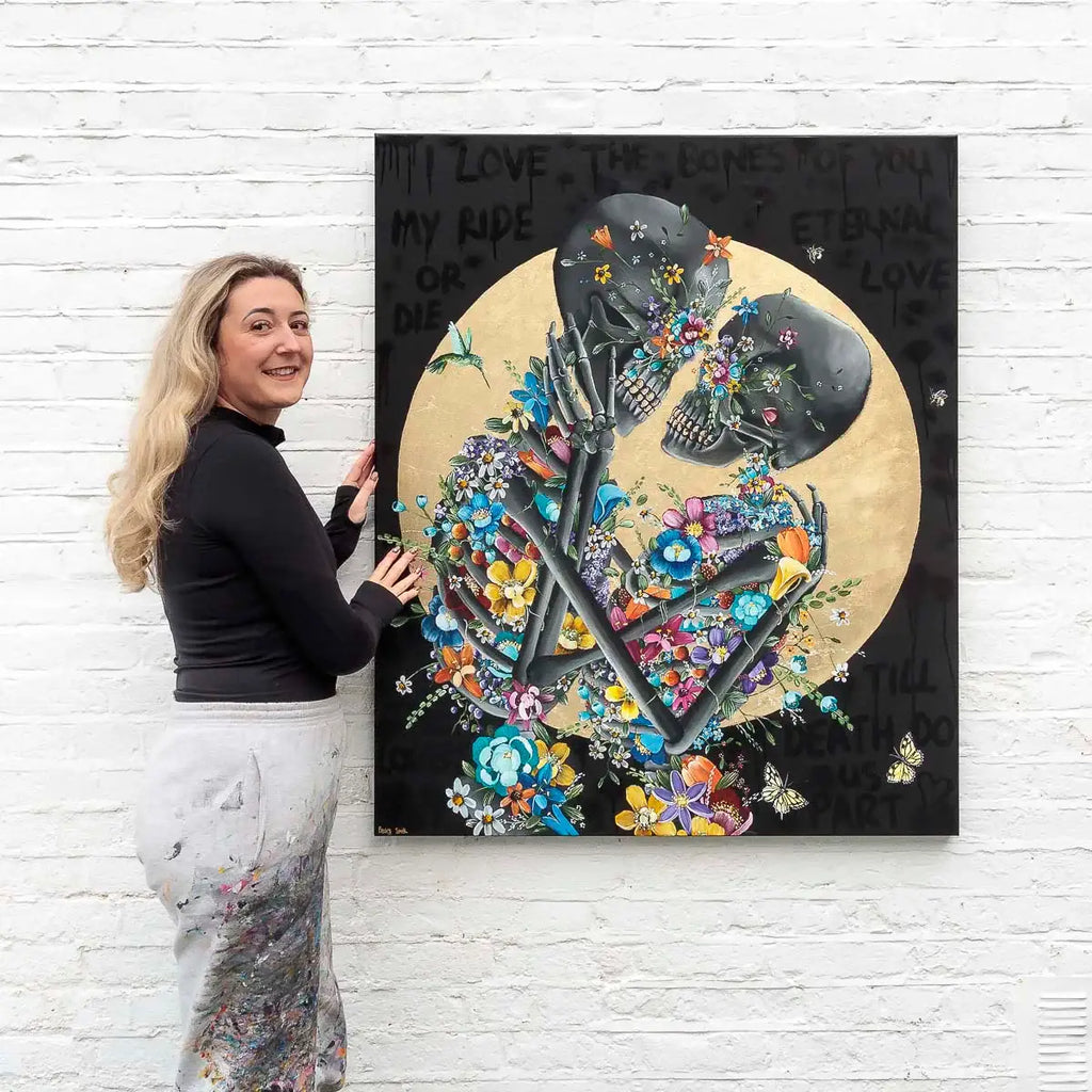 I Love The Bones Of You - Original - SOLD by artist Becky Smith - Wyecliffe Galleries