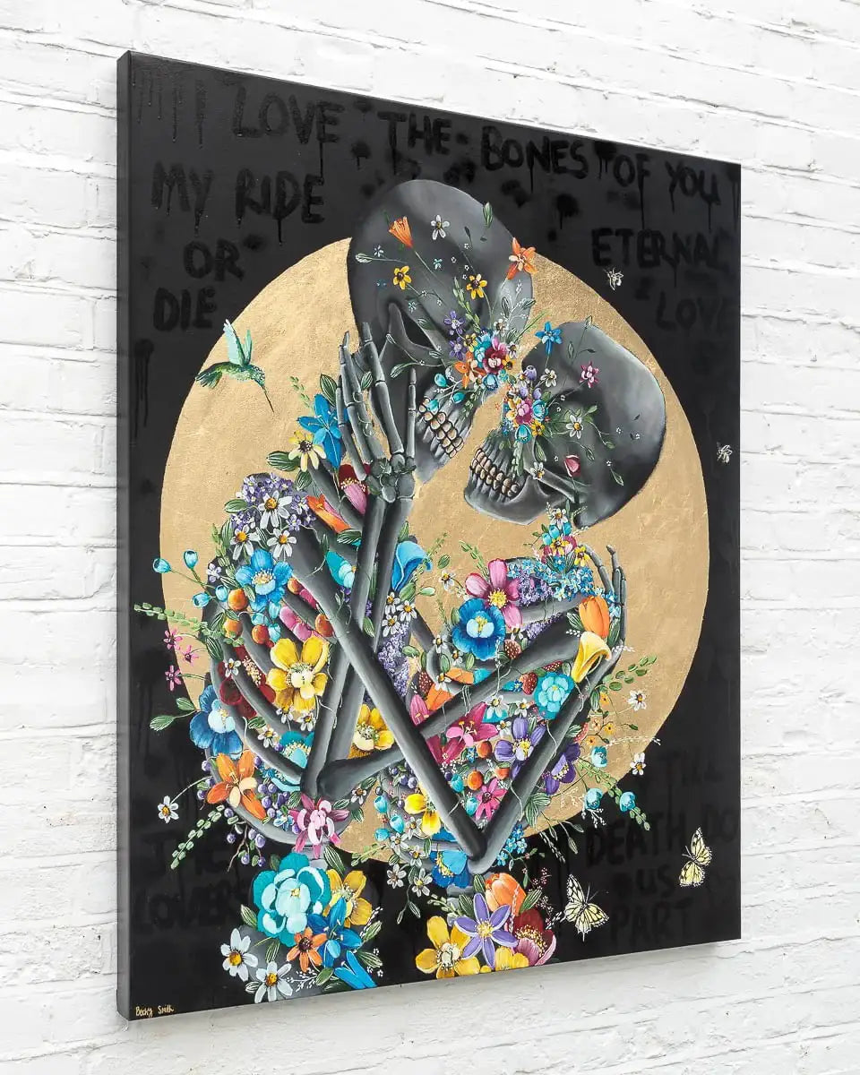 I Love The Bones Of You - Original - SOLD by artist Becky Smith - Wyecliffe Galleries