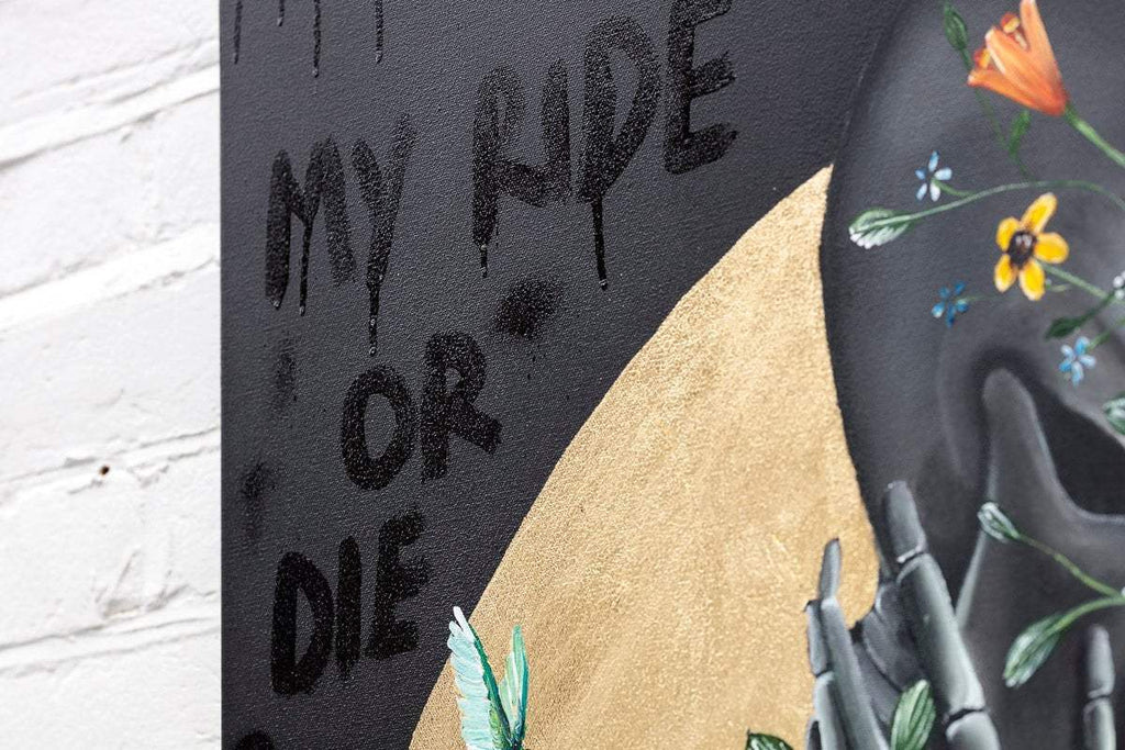 I Love The Bones Of You - Original - SOLD by artist Becky Smith - Wyecliffe Galleries