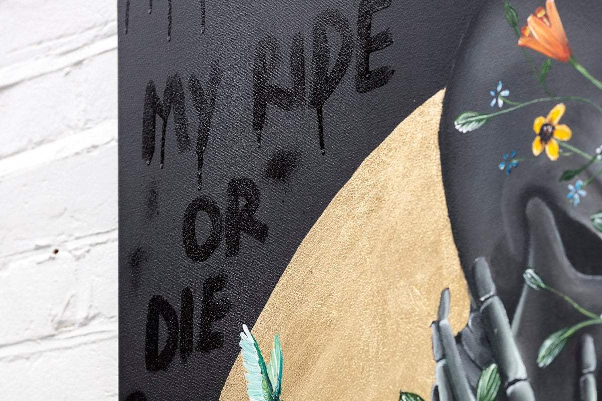 I Love The Bones Of You - Original - SOLD by artist Becky Smith - Wyecliffe Galleries