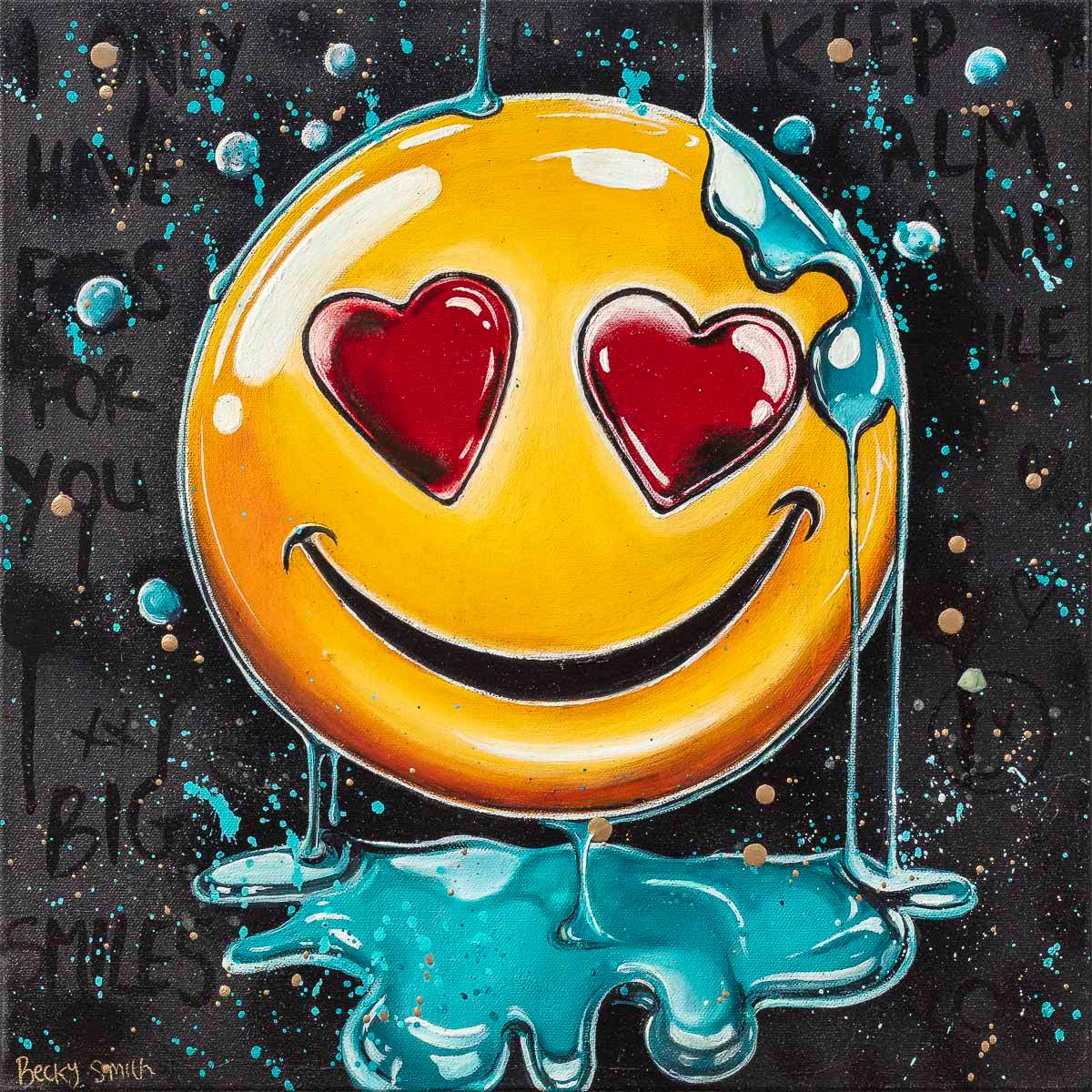 I Only Have Eyes For You - Original - SOLD by artist Becky Smith - Wyecliffe Galleries