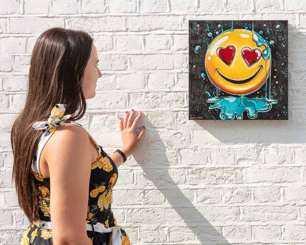 I Only Have Eyes For You - Original - SOLD by artist Becky Smith - Wyecliffe Galleries