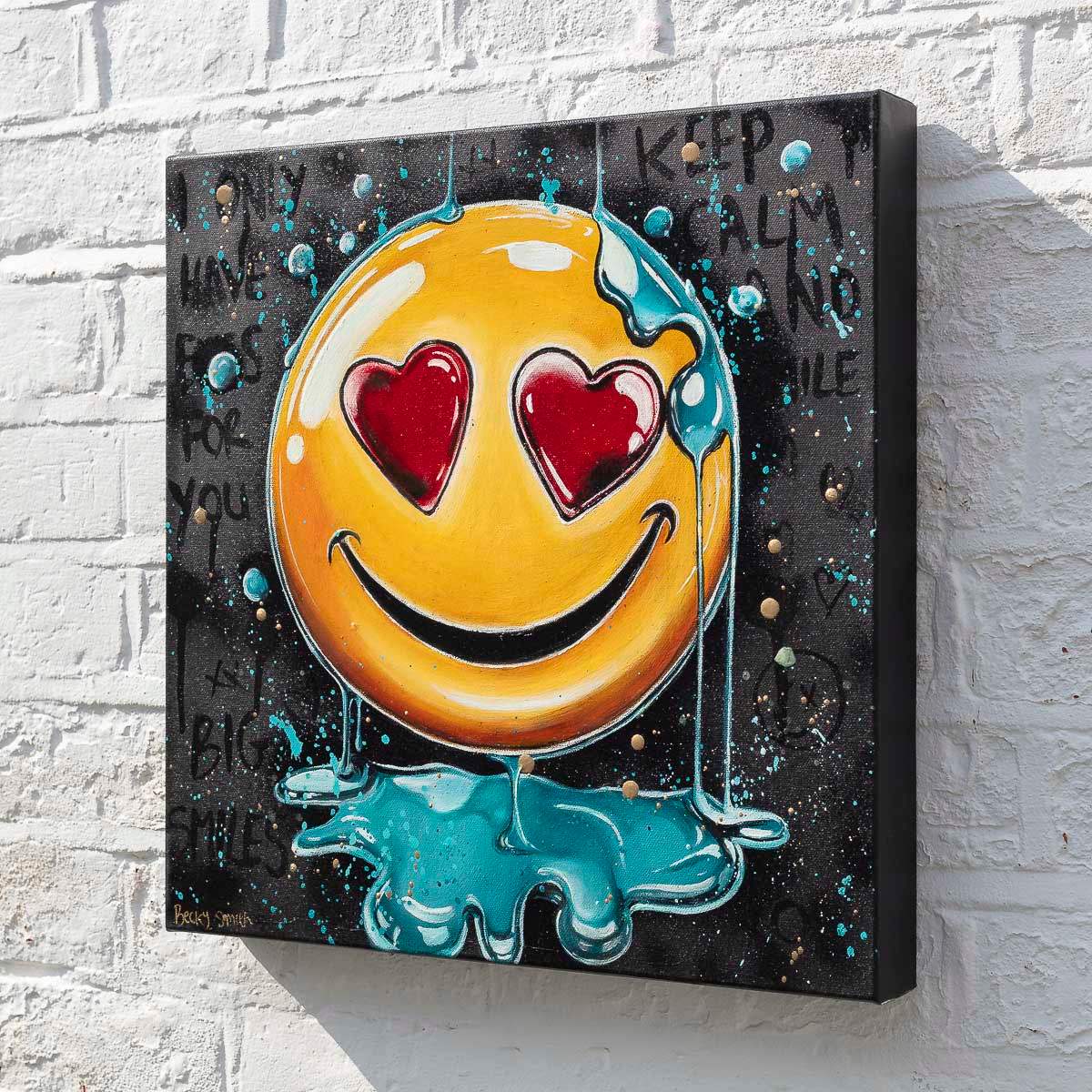 I Only Have Eyes For You - Original - SOLD by artist Becky Smith - Wyecliffe Galleries